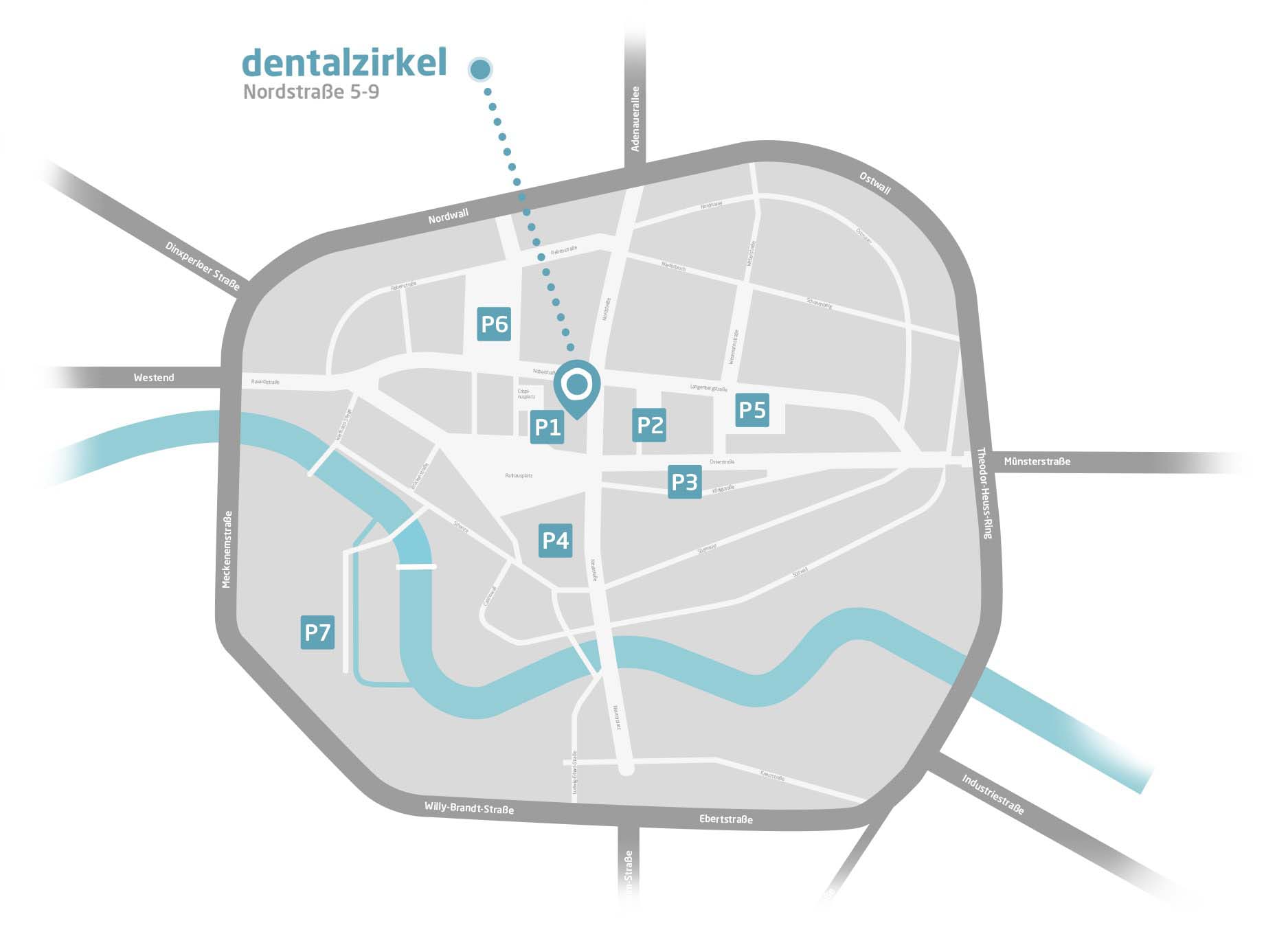 Dentalzirkel Wegbeschreibung 2026